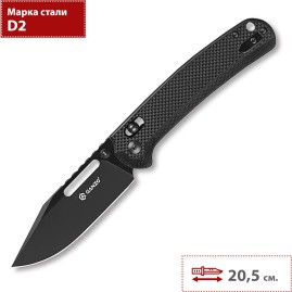 Нож GANZO G768PT-BK черный Нож GANZO G768PT-BK черный